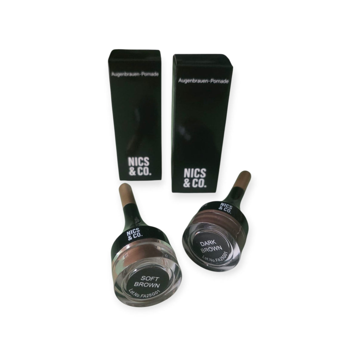 NICS LIPS Augenbrauen-Pomade wisch - und wasserfest