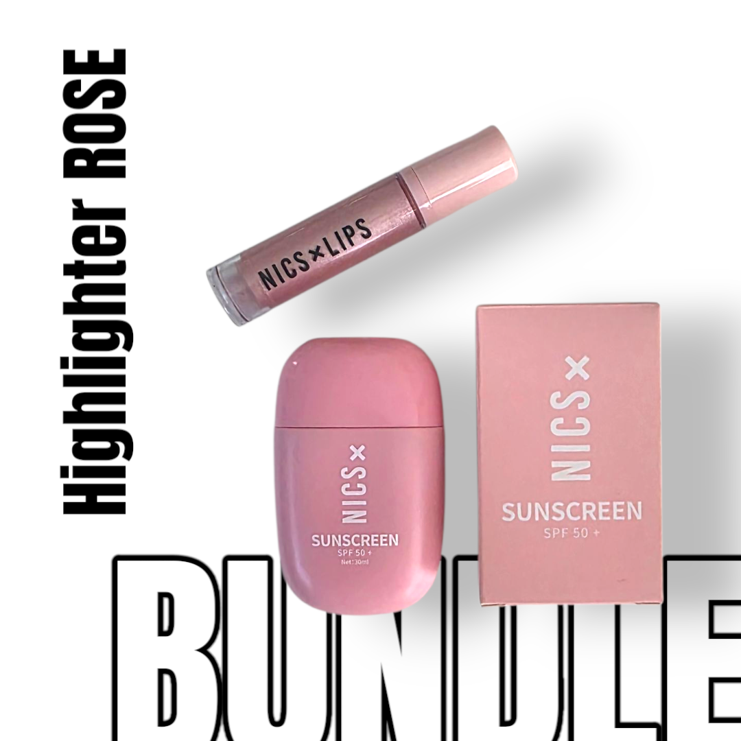 NICS x SUNSCREEN SPF 50+ auch als BUNDLE mit Highlighter