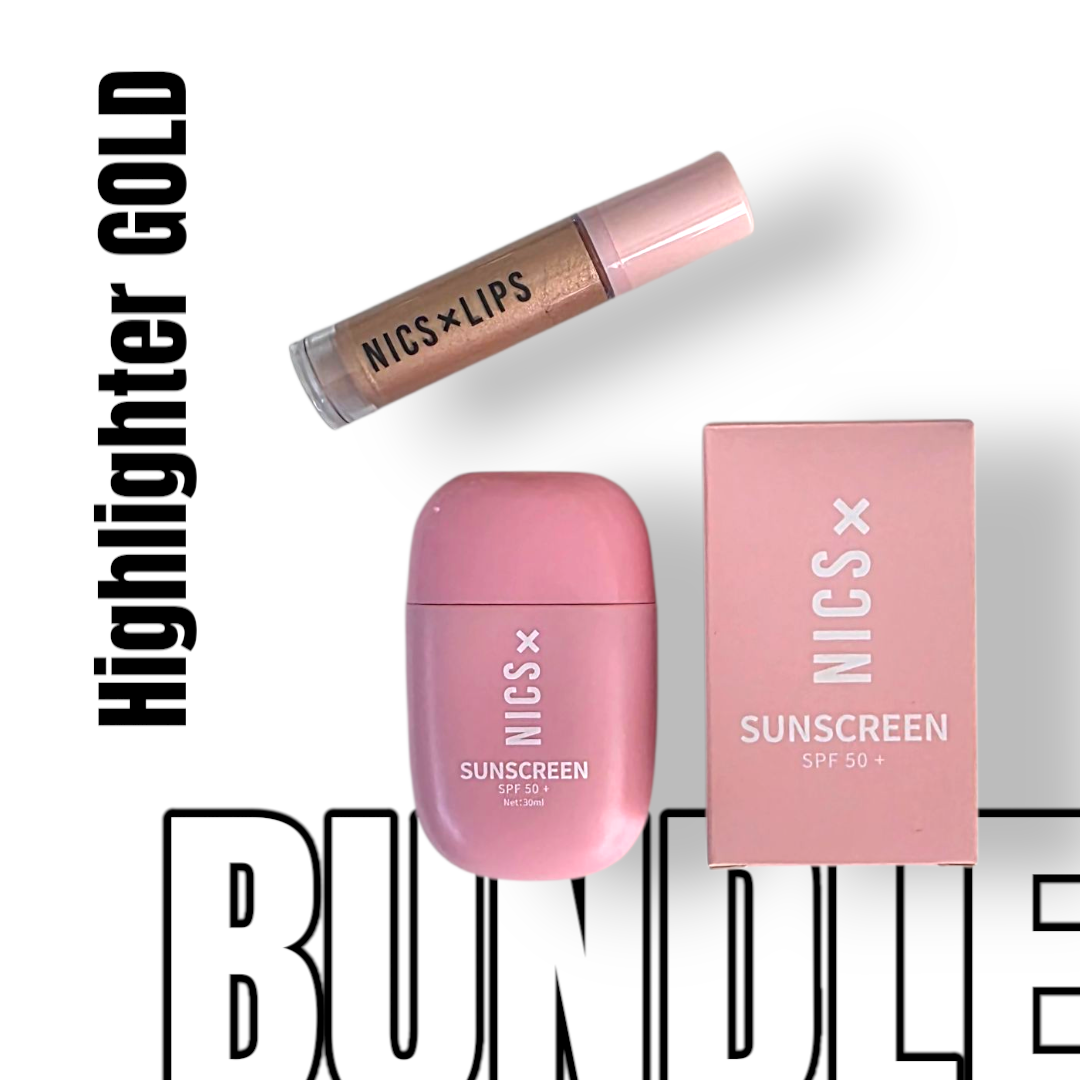 NICS x SUNSCREEN SPF 50+ auch als BUNDLE mit Highlighter