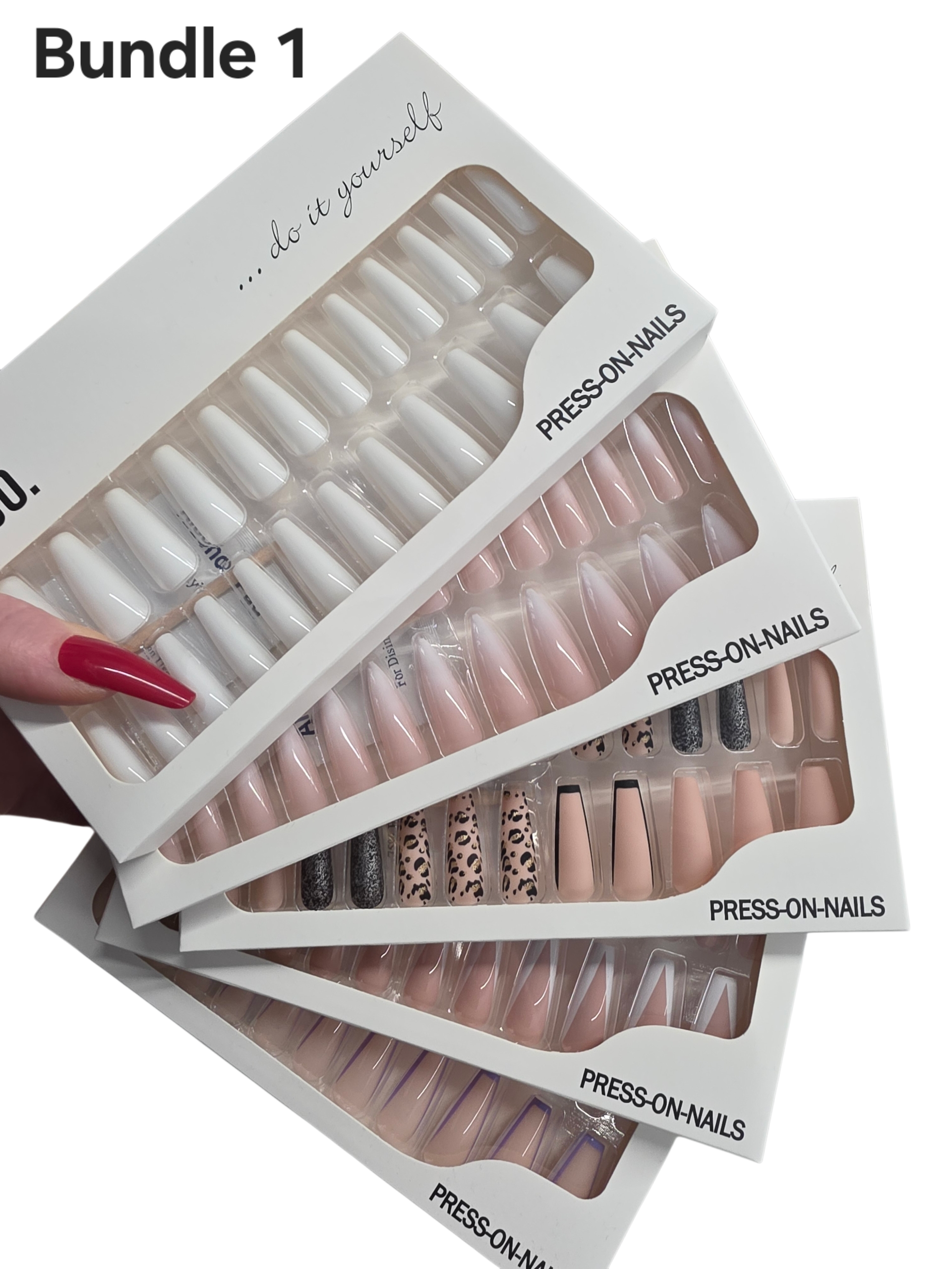 5er Bundle NICS & CO. Press-On Nails