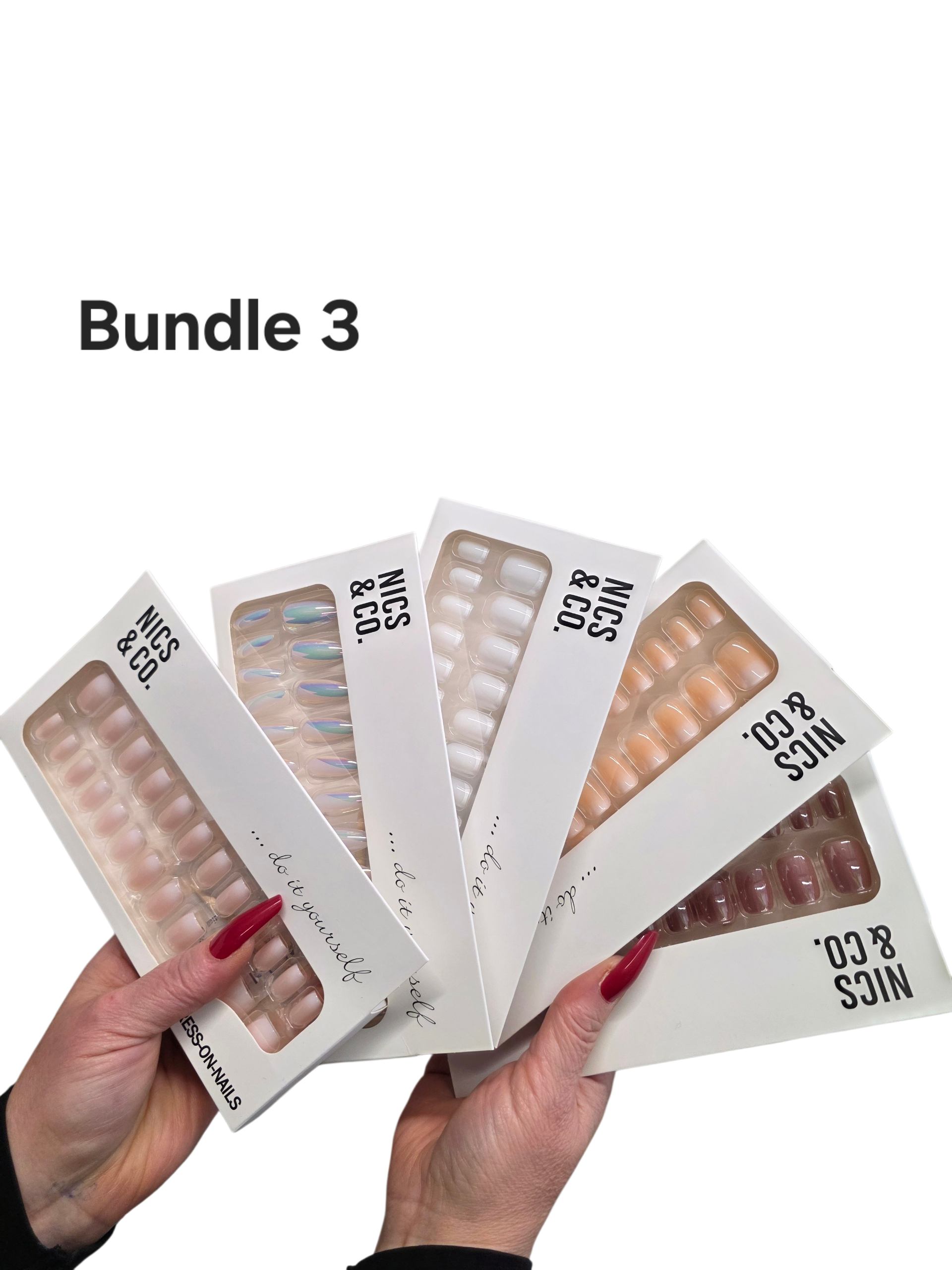 5er Bundle NICS & CO. Press-On Nails