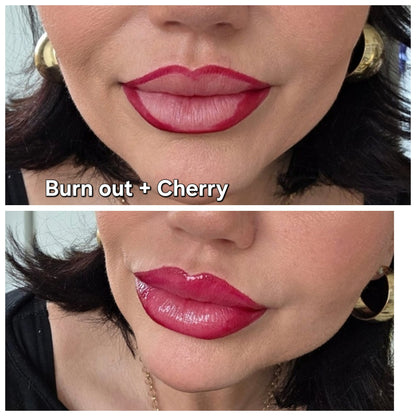 Lip Butter & Lipliner matt NICS LIPS Long Lasting im Bundle