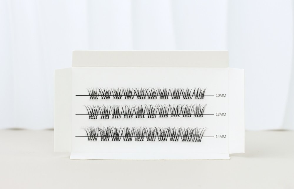 "DEZENTER HINGUCKER" DIY- Wimpern inkl. Pinzette selbstklebend u. bandlos