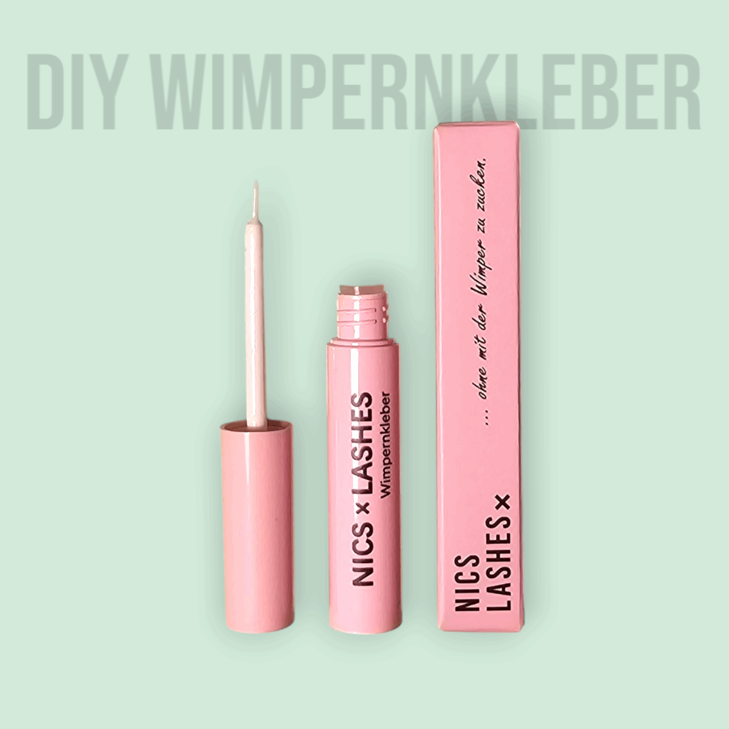 DIY Wimpernkleber Transparent