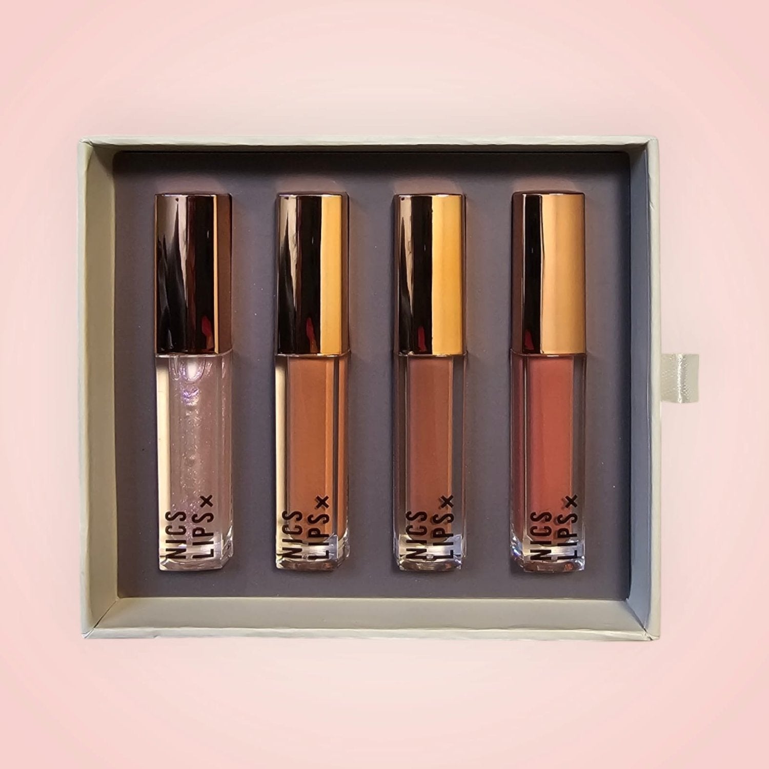 Glossy & Matte Lip-Set NUDE "limitiert" NICS LIPS