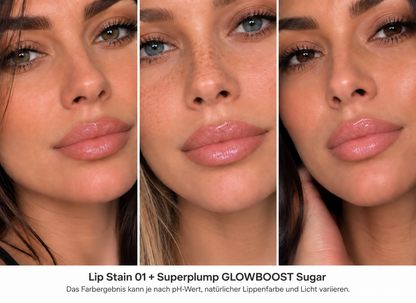 NICS LIPS Lip-Duo-Set | LIP STAIN + Superplump GLOWBOOST