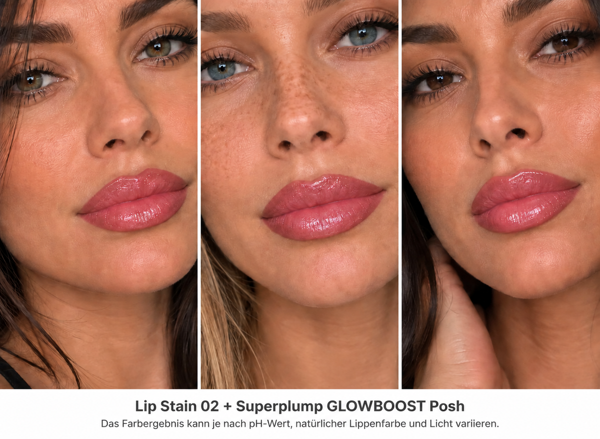 NICS LIPS Lip-Duo-Set | LIP STAIN + Superplump GLOWBOOST