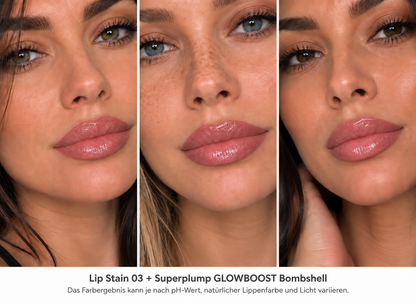 NICS LIPS Lip-Duo-Set | LIP STAIN + Superplump GLOWBOOST