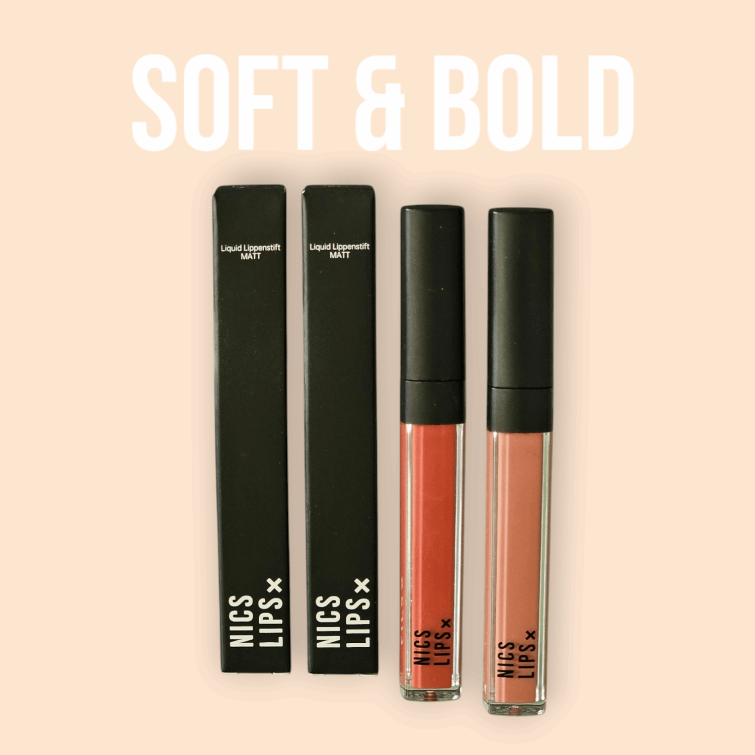 SOFT & BOLD NICS LIPS Liquid-Lippenstift