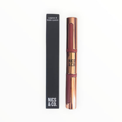 NICS & CO. Double Lipstick - Matte & Gloss in einem