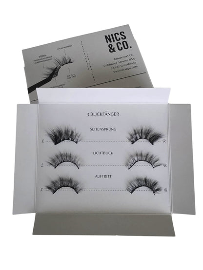NICS & CO. - Halbe Selbstklebende Wimpernbänder