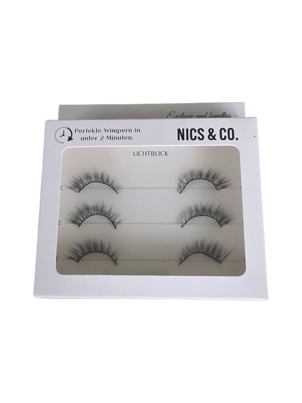NICS & CO. - Halbe Selbstklebende Wimpernbänder