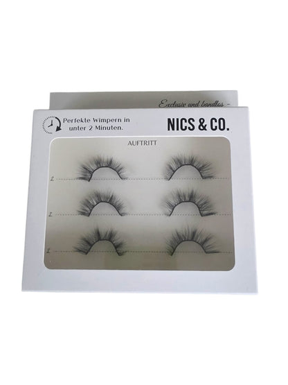 NICS & CO. - Halbe Selbstklebende Wimpernbänder
