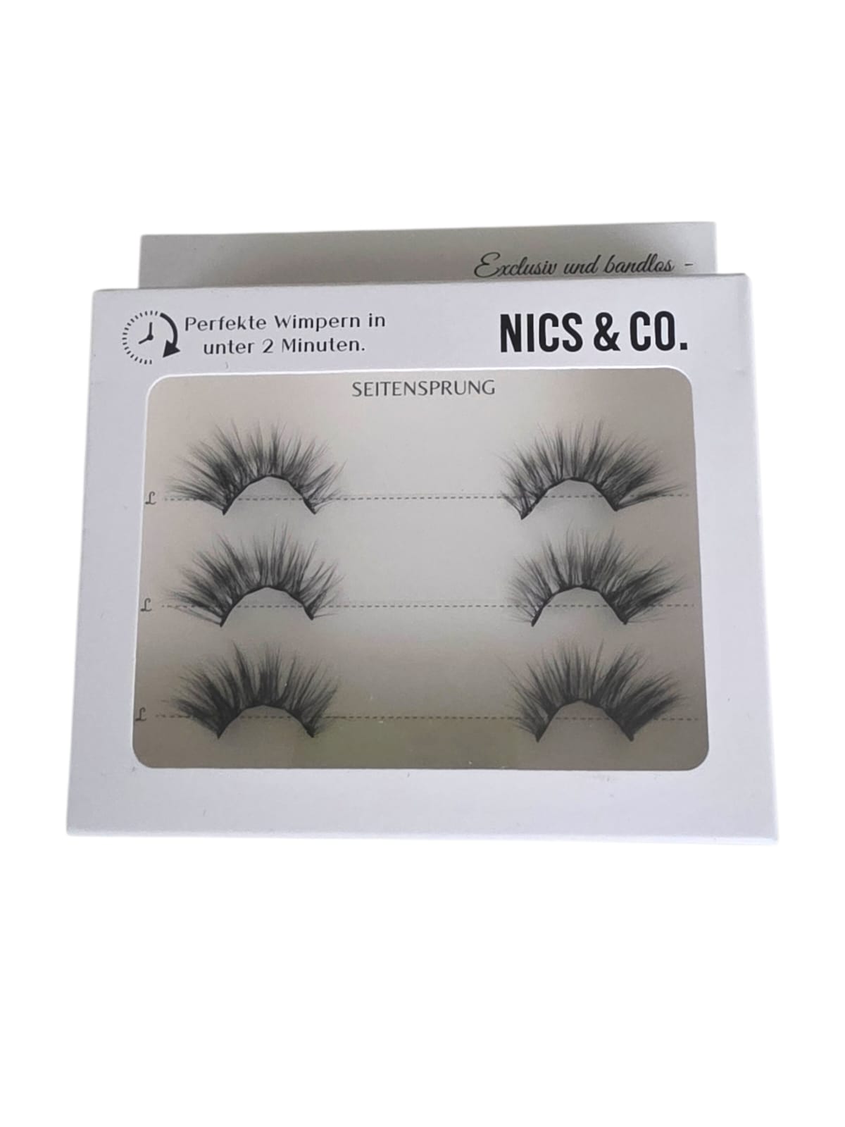 NICS & CO. - Halbe Selbstklebende Wimpernbänder