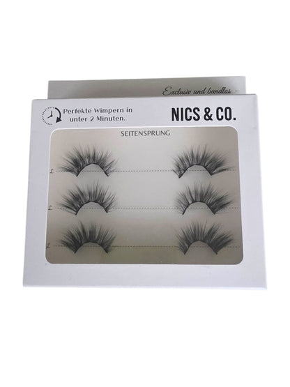 NICS & CO. - Halbe Selbstklebende Wimpernbänder