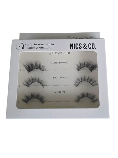 NICS & CO. - Halbe Selbstklebende Wimpernbänder