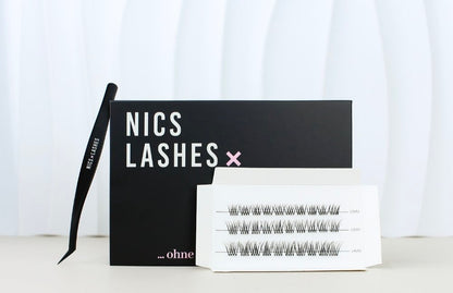 "DEZENTER HINGUCKER" DIY- Wimpern inkl. Pinzette selbstklebend u. bandlos